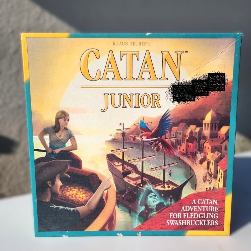 Catan Junior Jr. Family Strategy Boardgame Board Game for ages 6+ Toy Box has so